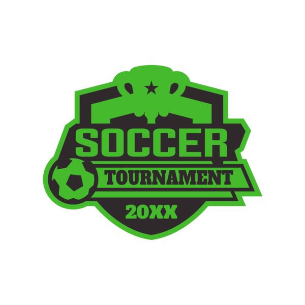 Soccer Tournament logo template 02 Thumbnail