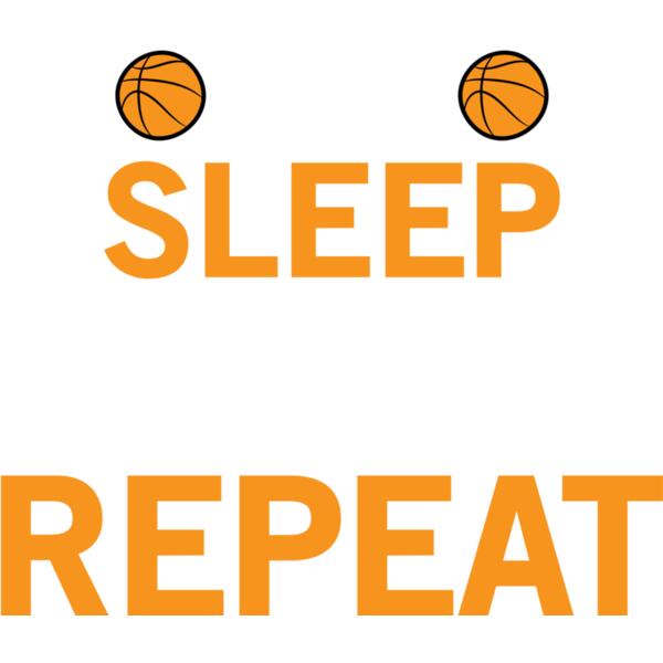 eat sleep hoops repeat SVG Thumbnail