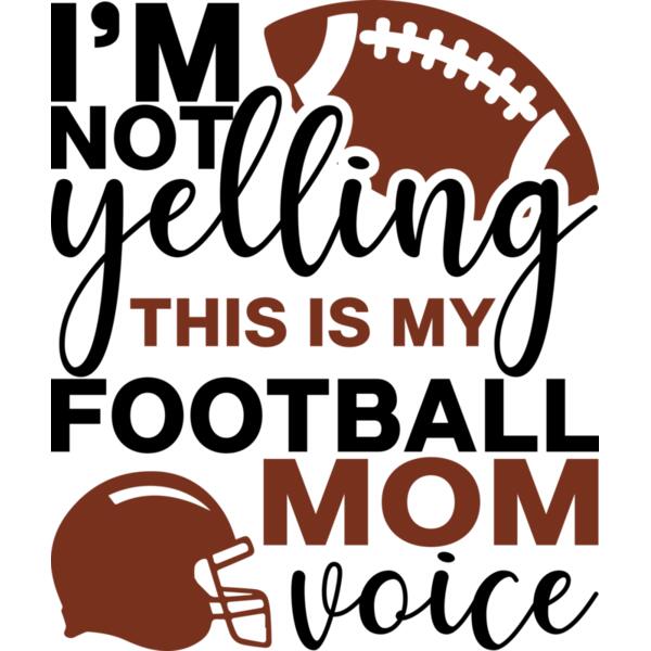 im not yelling this is my football mom voice Thumbnail