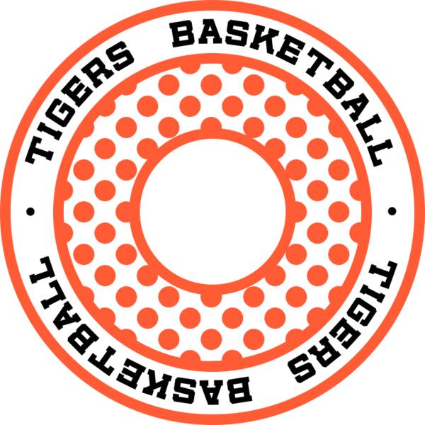 kld Tigers Basketball Polka Dot Monogram Thumbnail