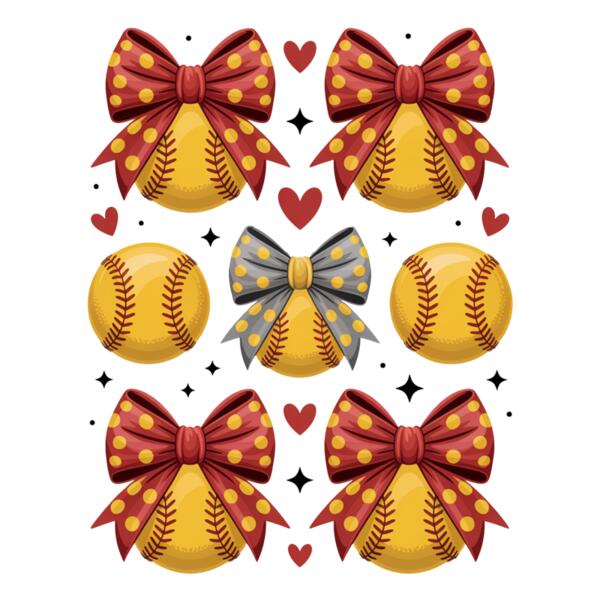 Softball Game Day Png  Softball Bow Png Thumbnail